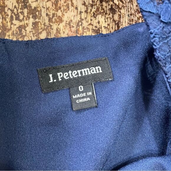 J. Peterman‎ Apology Free silk blend cap sleeve lace lined dress size 0 - Picture 10 of 10